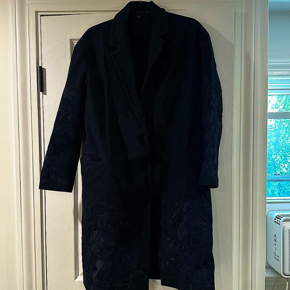 AllSaints Embroidered Charlie Coat